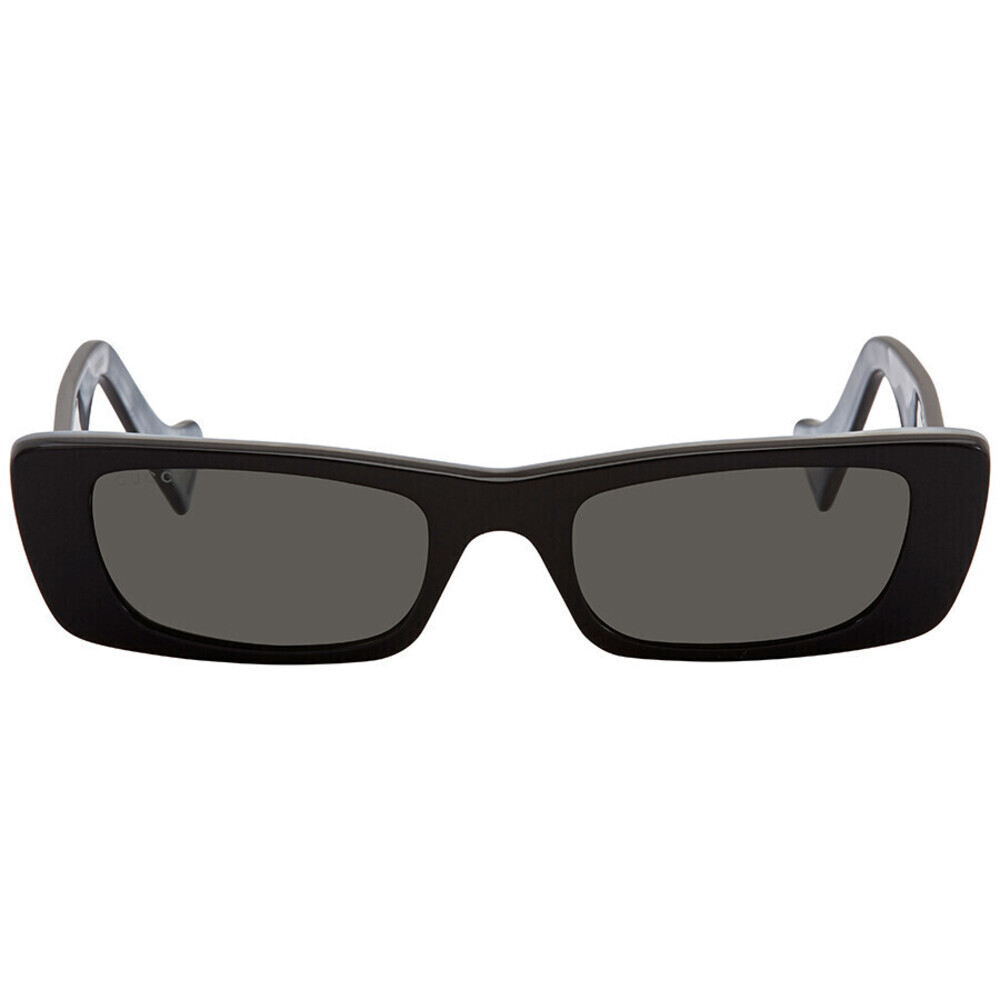 NWT Gucci GG0516S Black Rectangle 52mm Sunglasses - Picture 4 of 5